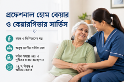 আমি আপনার প্রিয়জনের জন্য ২৪/৭ শয্যাশায়ী রোগী সেবা প্রদান করব !